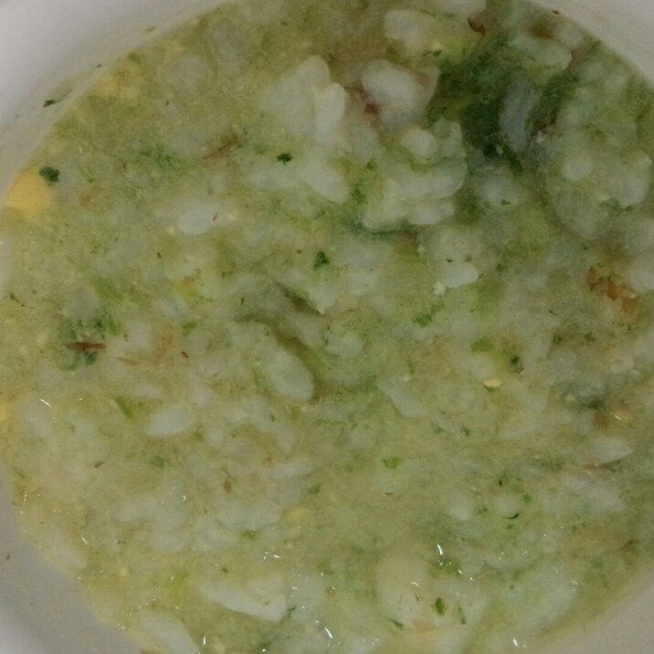 離乳食中期 かぶの葉と卵のお粥 レシピ 作り方 By たくみ905 楽天レシピ 離乳食中期 かぶの葉と卵のお粥 レシピ 作り方 By たくみ905 楽天レシピ